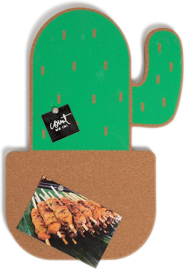 Potted Cactus Cork Bulletin Board, 12” x 17” - Image 2